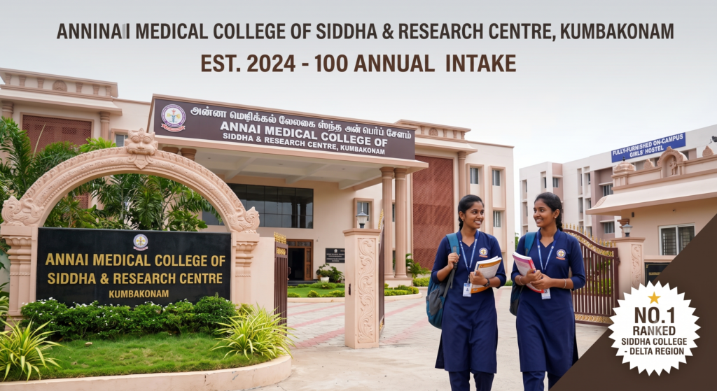 Annai Medical College of Siddha and Research Centre Campus Entrance near Ariyalur